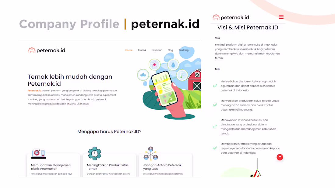 Cover image for Company Profile | Peternak.id
