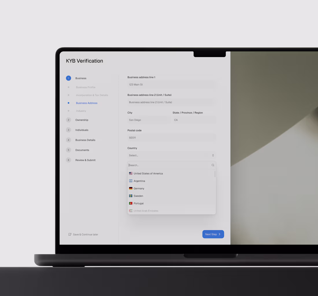 Cover image for KYB Verification Flow UI Design