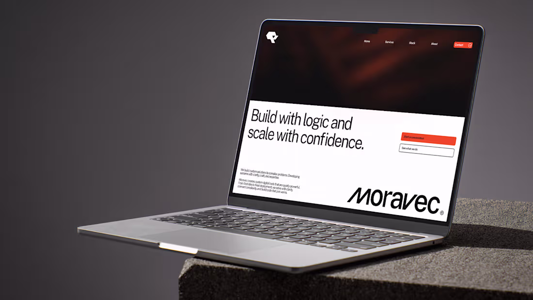 Cover image for Brand Identity and Design System for Moravec