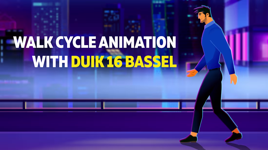 Cover image for Making a Walk Cycle Animation With DuIK 16 Bassel