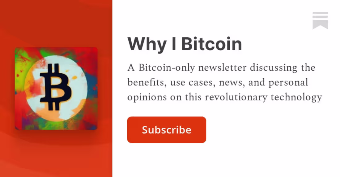 Cover image for Why I Bitcoin | Iain Taylor | Substack