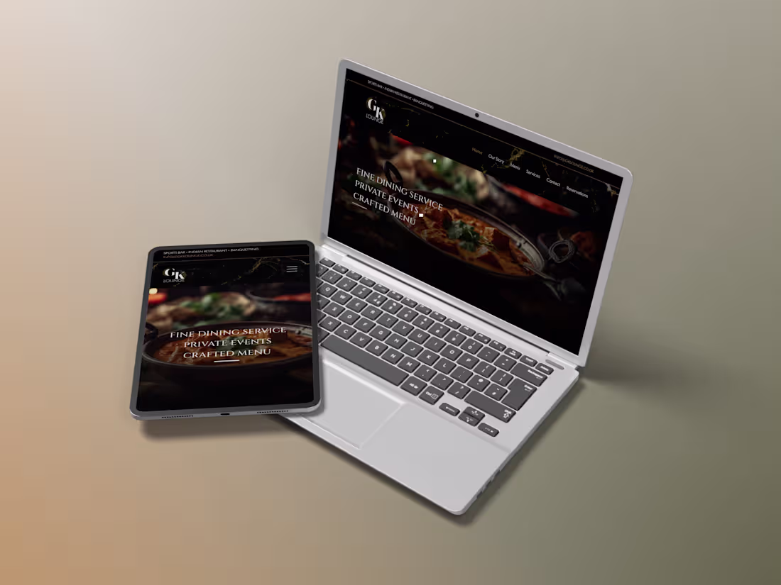 Cover image for GK Lounge Website Redesign