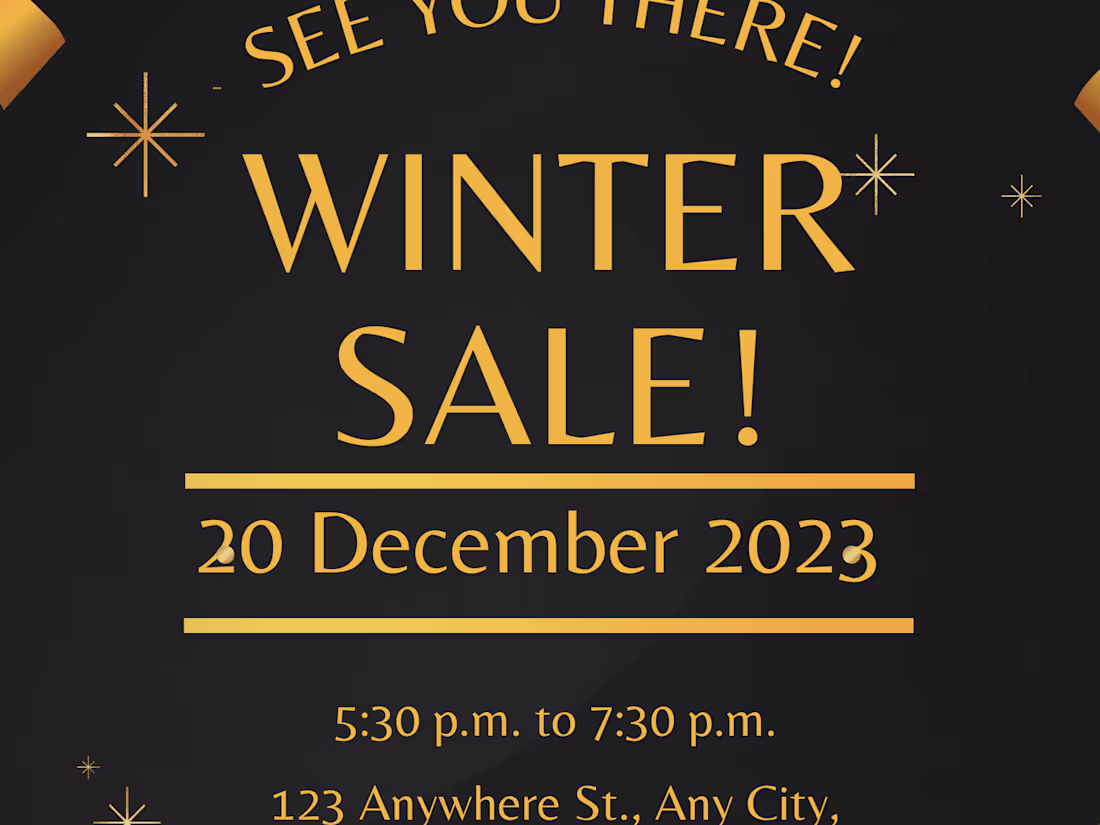 Cover image for Winter sale!