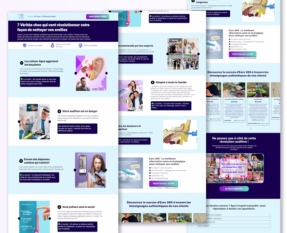 Cover image for Listicle page for ears 360 brands