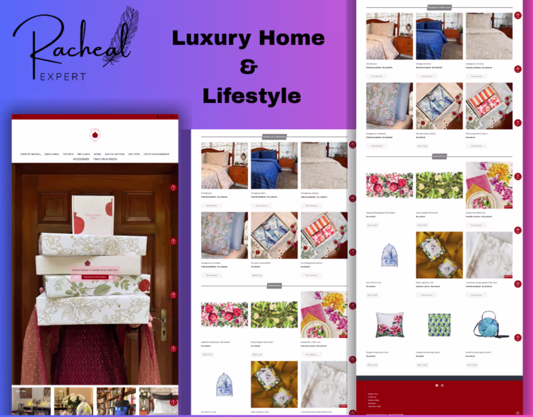 Cover image for Luxury Home & Lifestyle
I designed