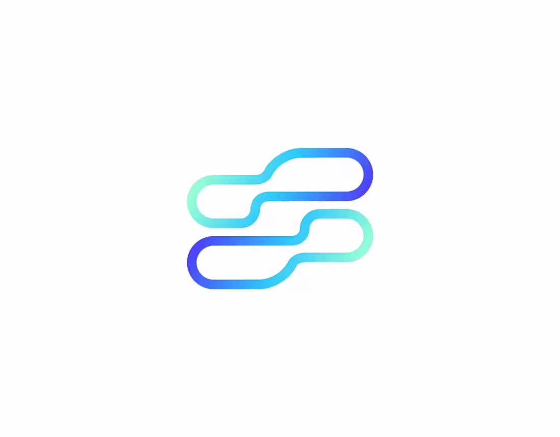 Cover image for Unused Logo Concept Initial Letter S + Data Flow
