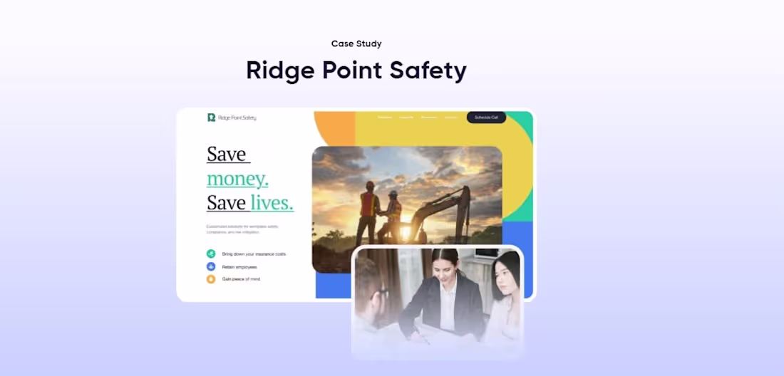 Cover image for Ridge Point Safety Web, Branding, Strategy & Content Writing
