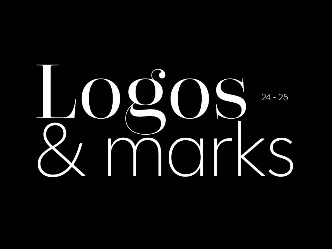 Cover image for Logos & marks collection 2024 - 2025