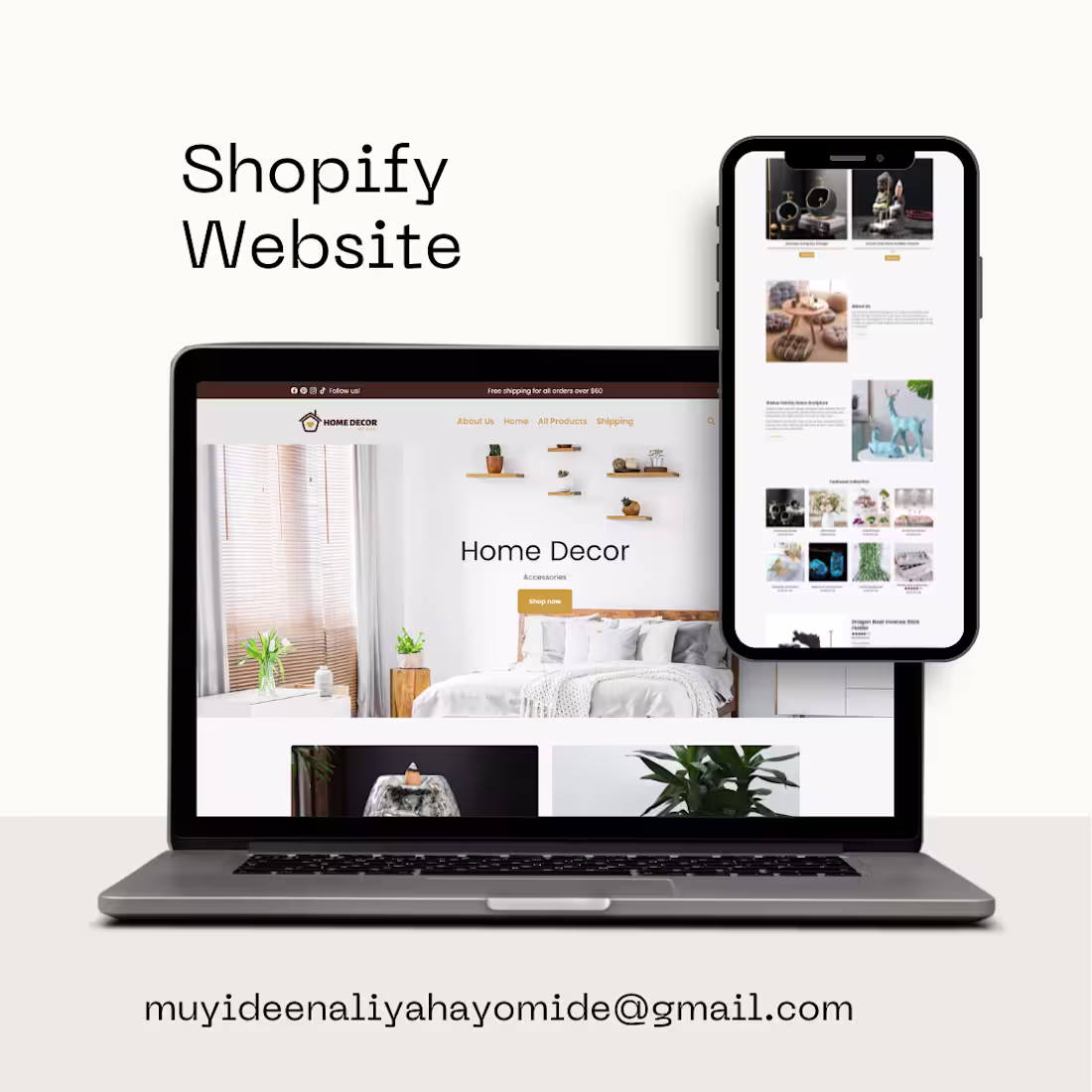 Cover image for Project Title: Modern Home Decor