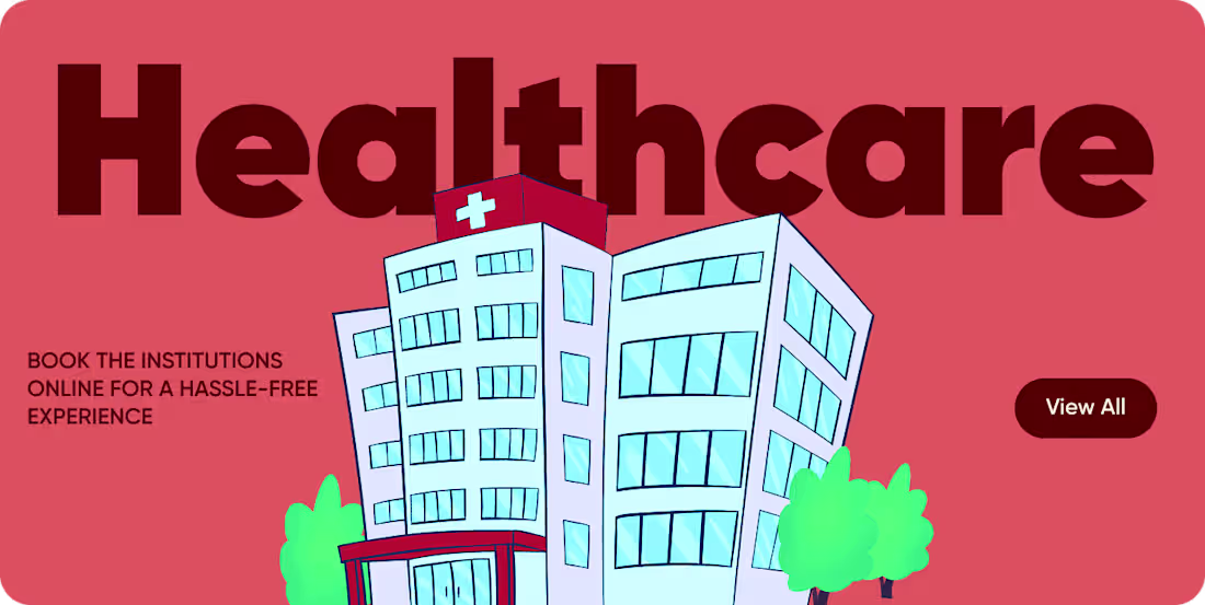 Cover image for User Interface design of a healthcare website