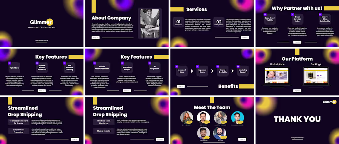 Cover image for Glimmer - Pitch Deck 