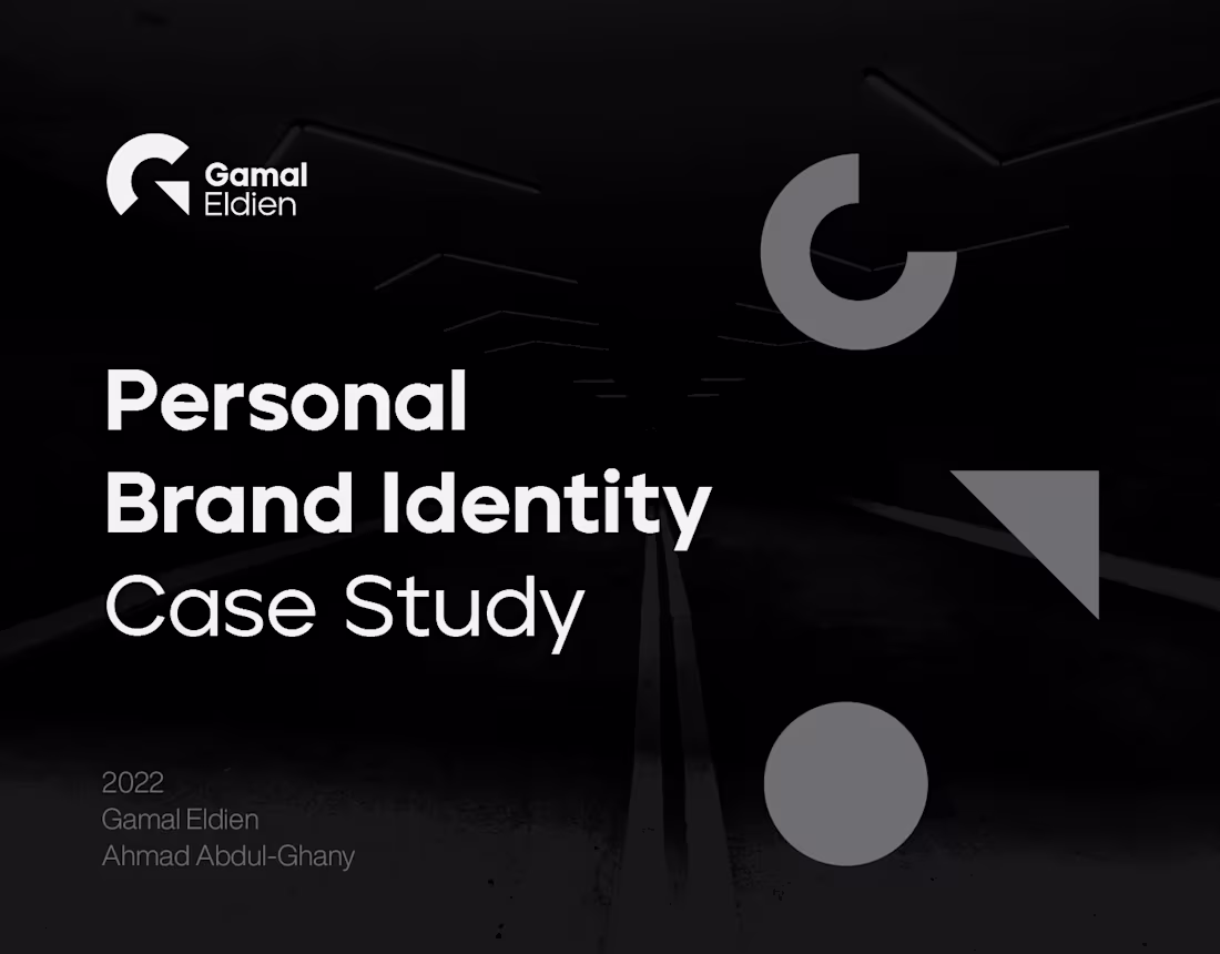 Cover image for Personal Brand Identity Showcase & Case Study