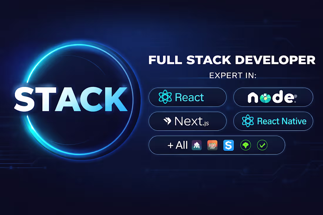 Cover image for Full Stack developer