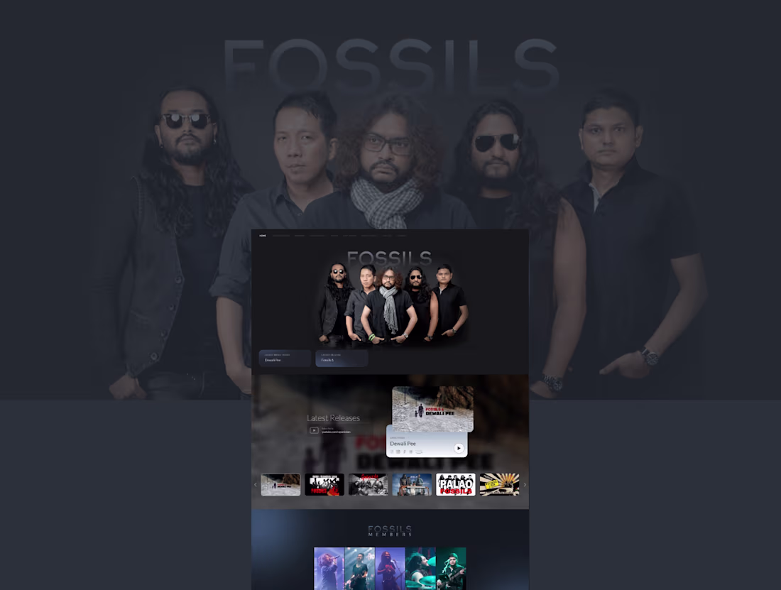 Cover image for Fossils - Music Band
