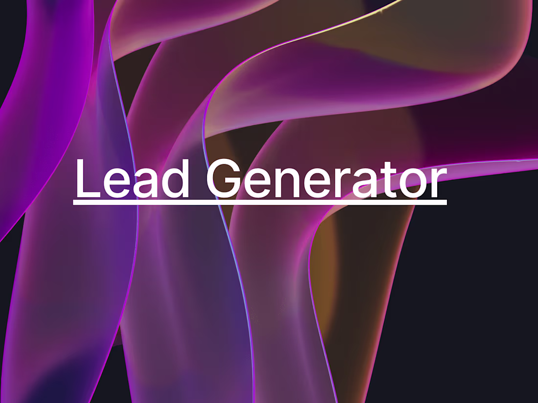 Cover image for Lead Generation Expert