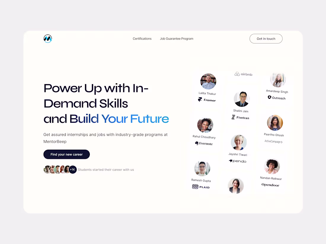 Cover image for Upschool Website Design - Framer