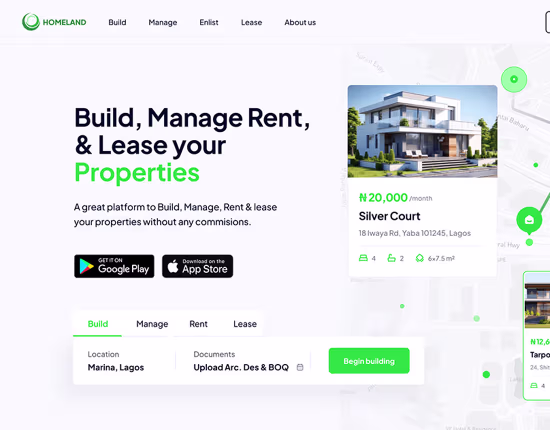 Cover image for Homeland Website :: Behance