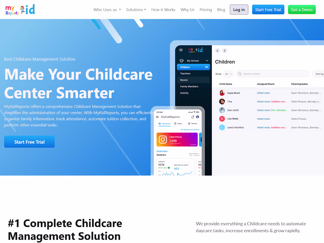 Cover image for Childcare Management Solutions - MyKidReports
