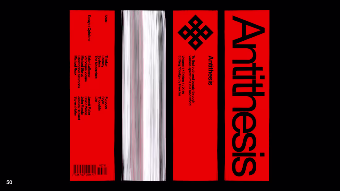 Cover image for Personal project: book design with