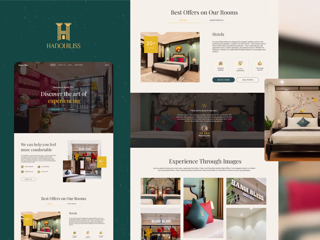 Cover image for HanoiBliss' website brings the soulful