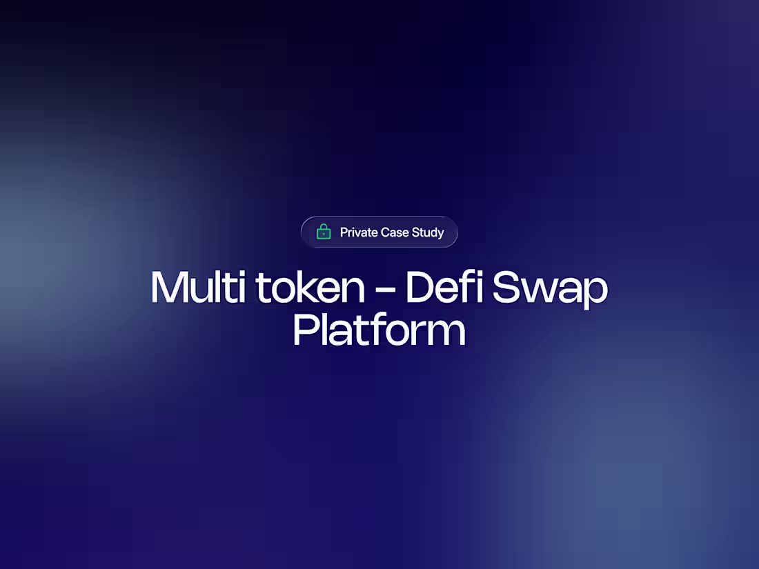 Cover image for Next-Gen DeFi Swap Platform with Smart Gas Insights