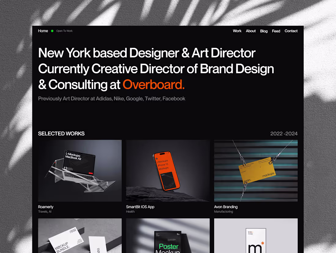 Cover image for Kenjoo — Sleek Modern Portfolio (Framer Development)