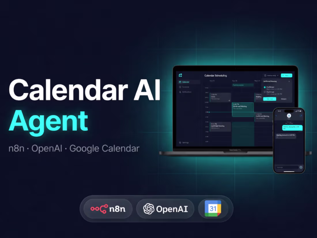 Cover image for Calendar AI Agent for Event Management & Availability (n8n)