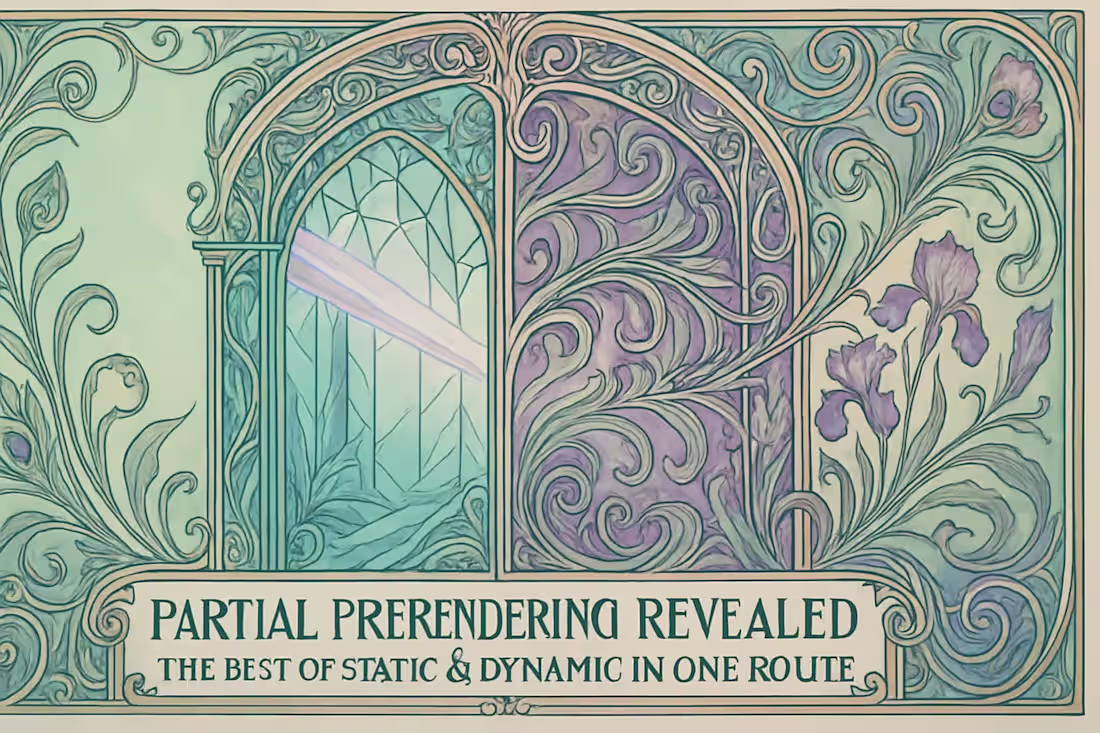Cover image for Partial Prerendering Revealed: The Best of Static & Dynamic in One Route