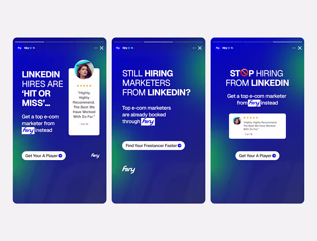 Cover image for B2B Hiring Agency Ad Campaign