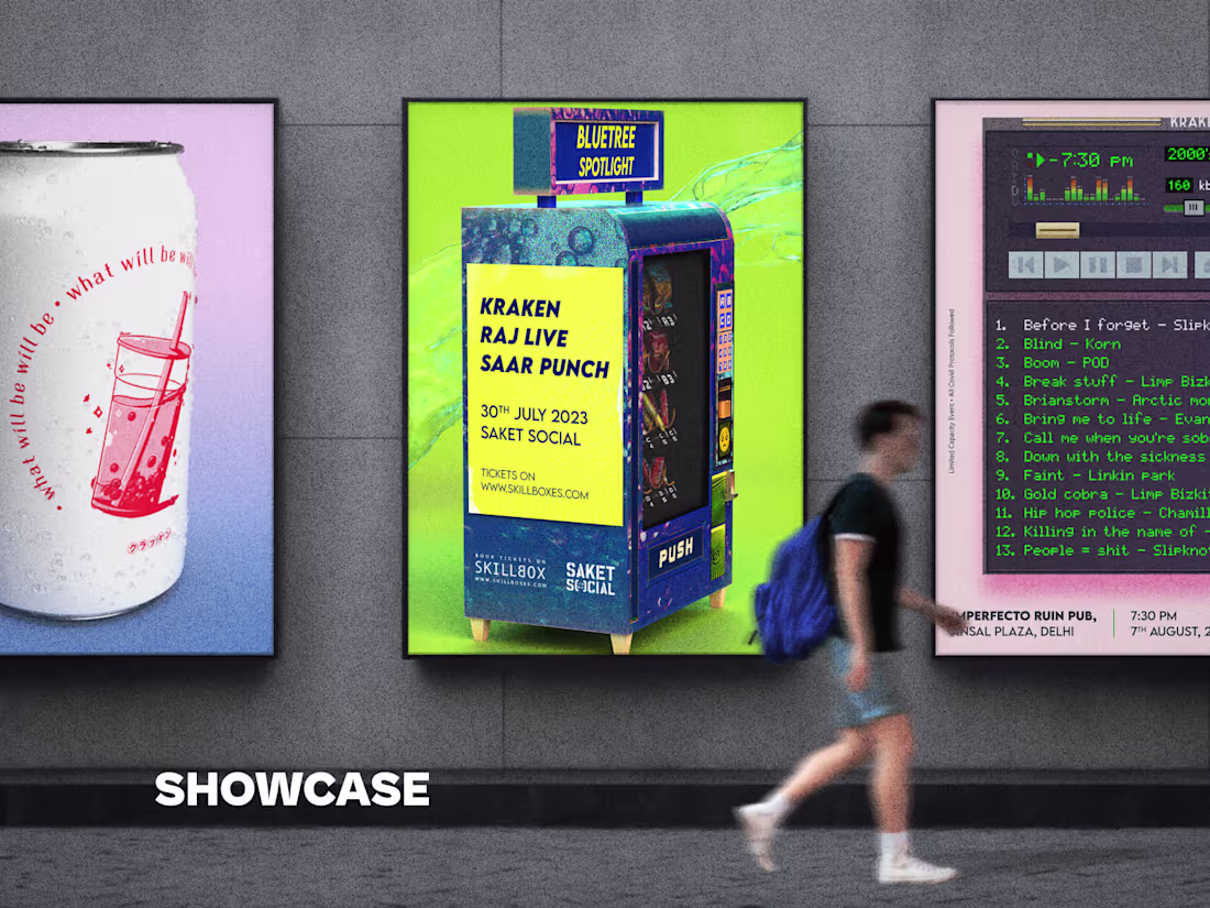 Cover image for Music: Art Direction, Posters and Videos for My Band