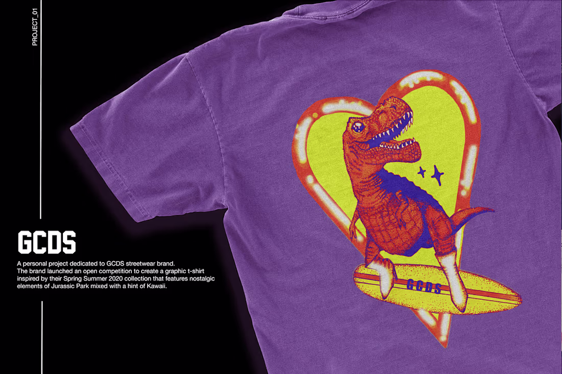 Cover image for GCDS Merch Graphic Tee