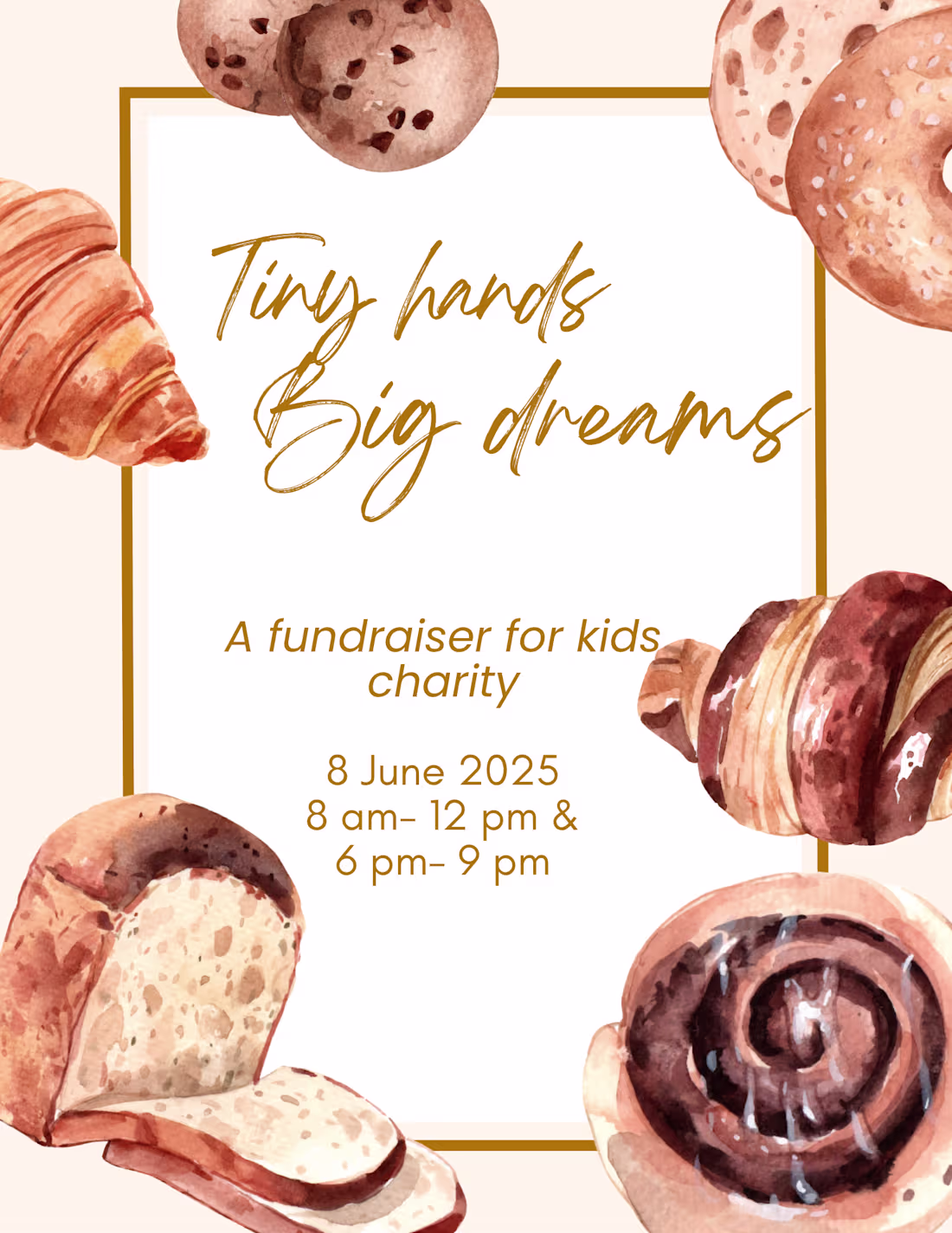 Cover image for Bake for a Cause — Fundraiser Poster Design