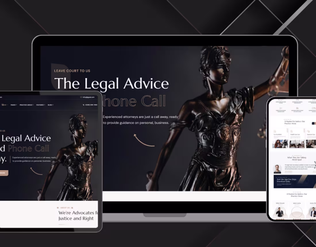 Cover image for LAW FIRM WEBSITE DESIGN