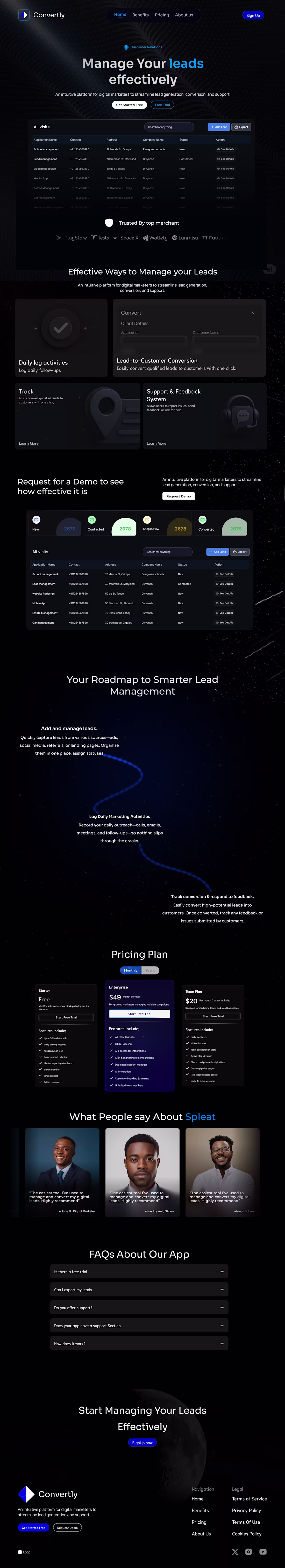 Cover image for A CRM SAAS Website