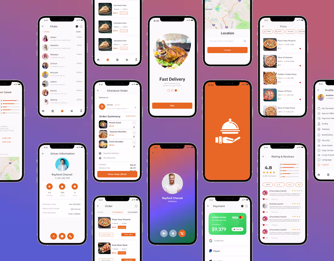Cover image for Food Delivery App Design