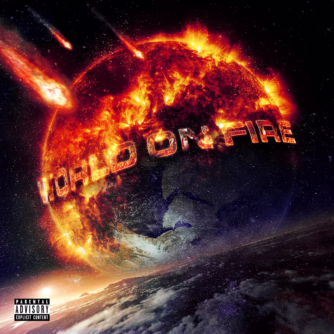 Cover image for 24HRS - "World On Fire" EP Cover