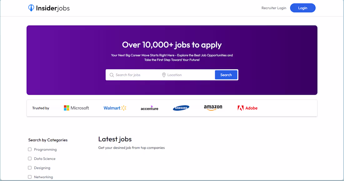 Cover image for A full-stack job portal with
