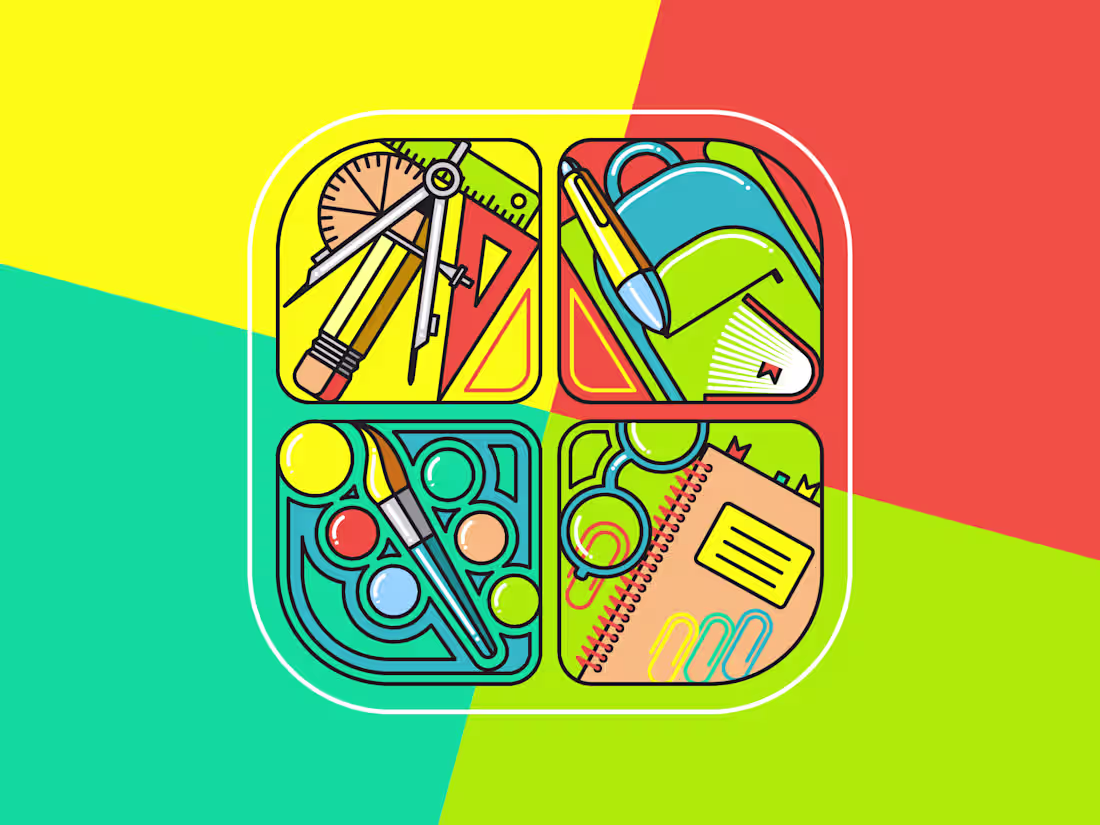 Cover image for School supplies