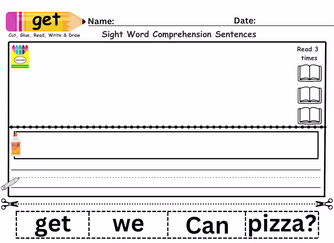 Cover image for Sight word practice #2