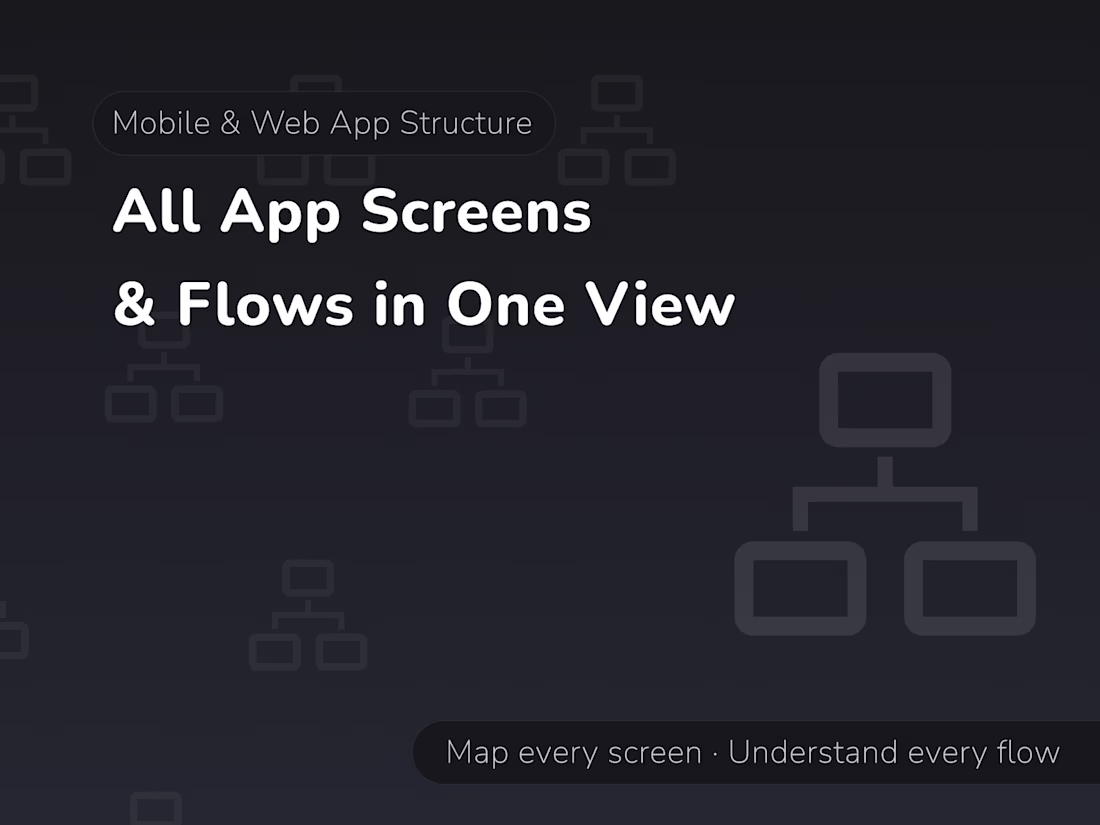 Cover image for All App Screens & Flows in One View
