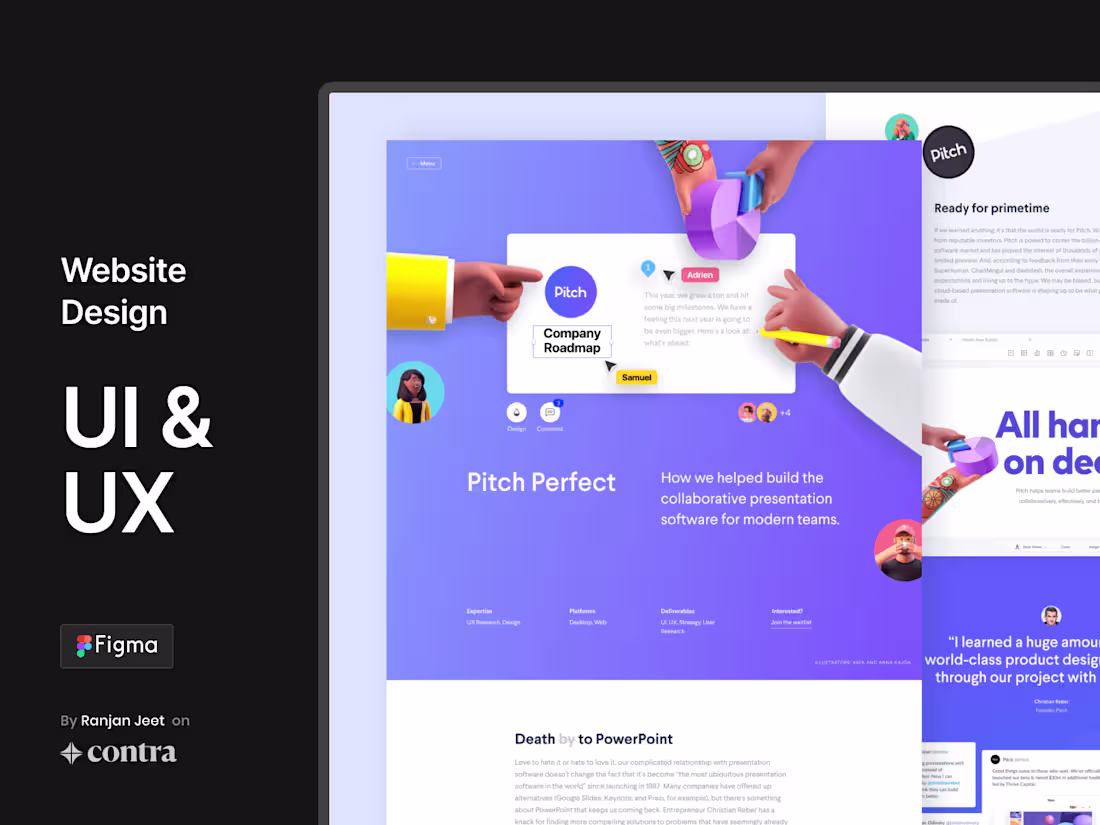 Cover image for Website UI / UX Design