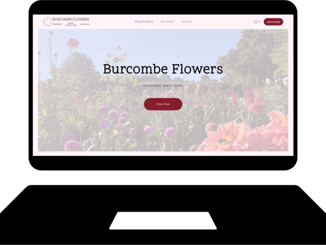 Cover image for Burcombe Flowers - Web Design, Development and Online Branding