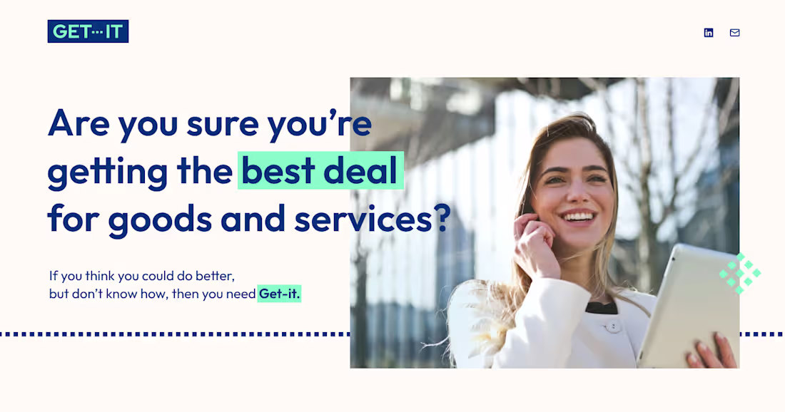 Cover image for Get-it - Website and identity design