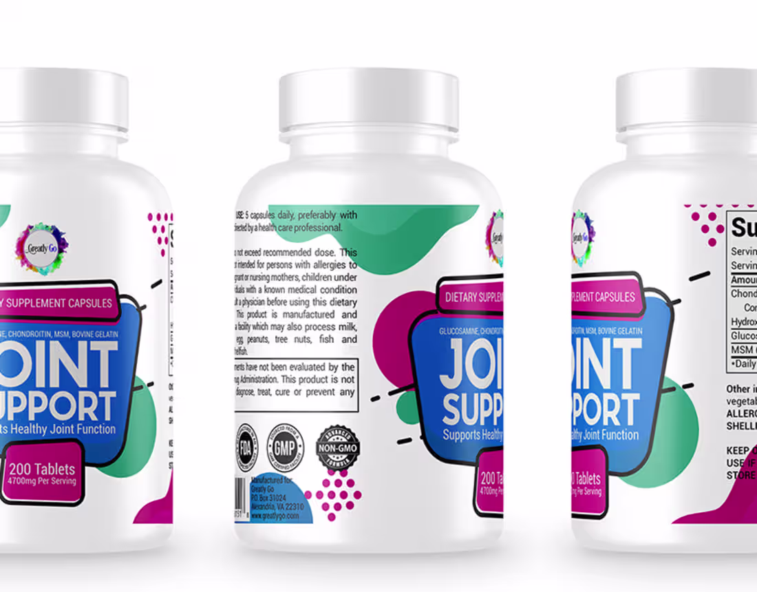 Cover image for Joint Support Label Design