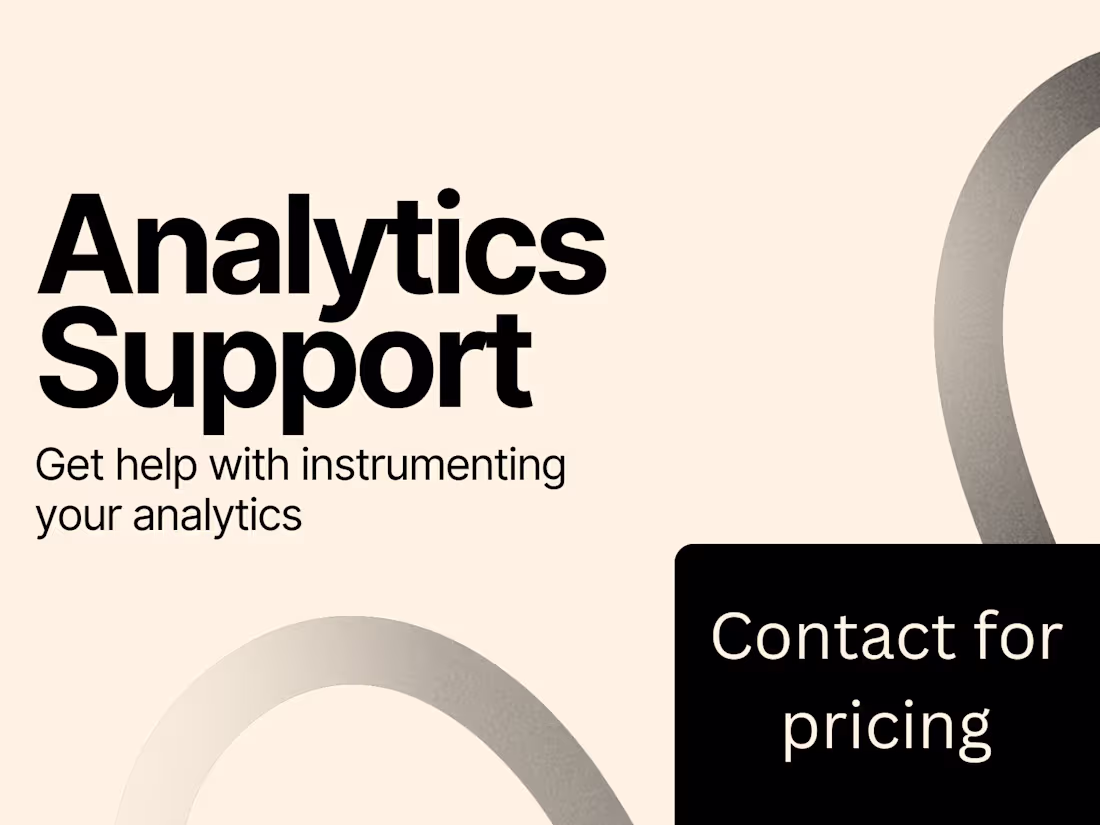 Cover image for Analytics Support
