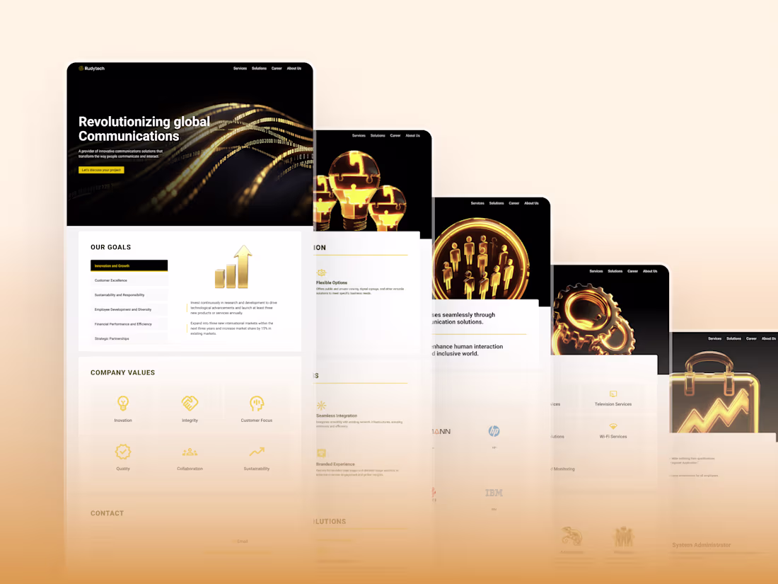 Cover image for Rudytech (Design + Development)