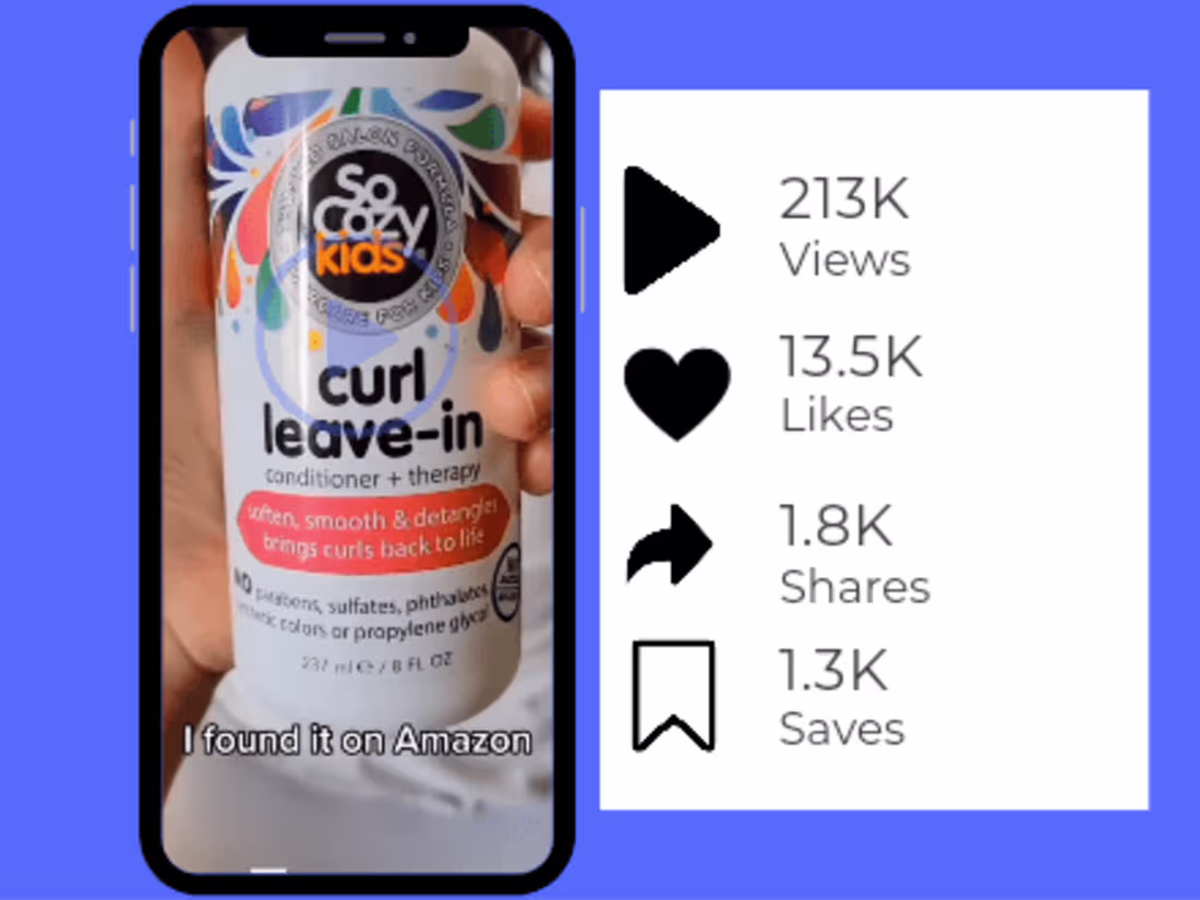 Cover image for HIGH CONVERTING TIKTOK FOR KIDS HAIR PRODUCT