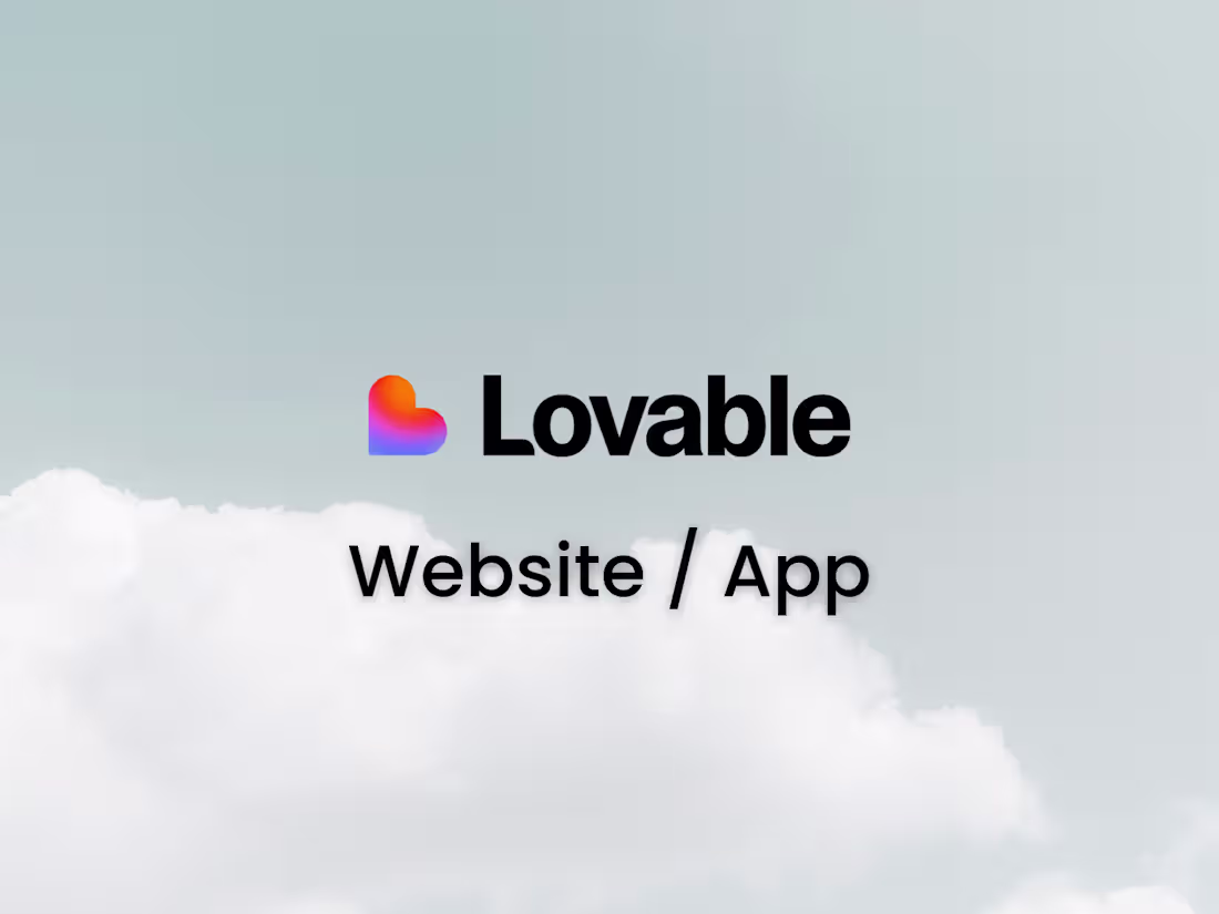 Cover image for Rapid AI-Powered Website/ App