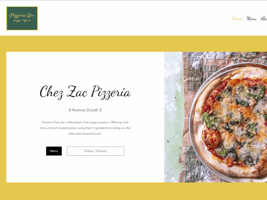 Cover image for Chez Zac Pizzeria 