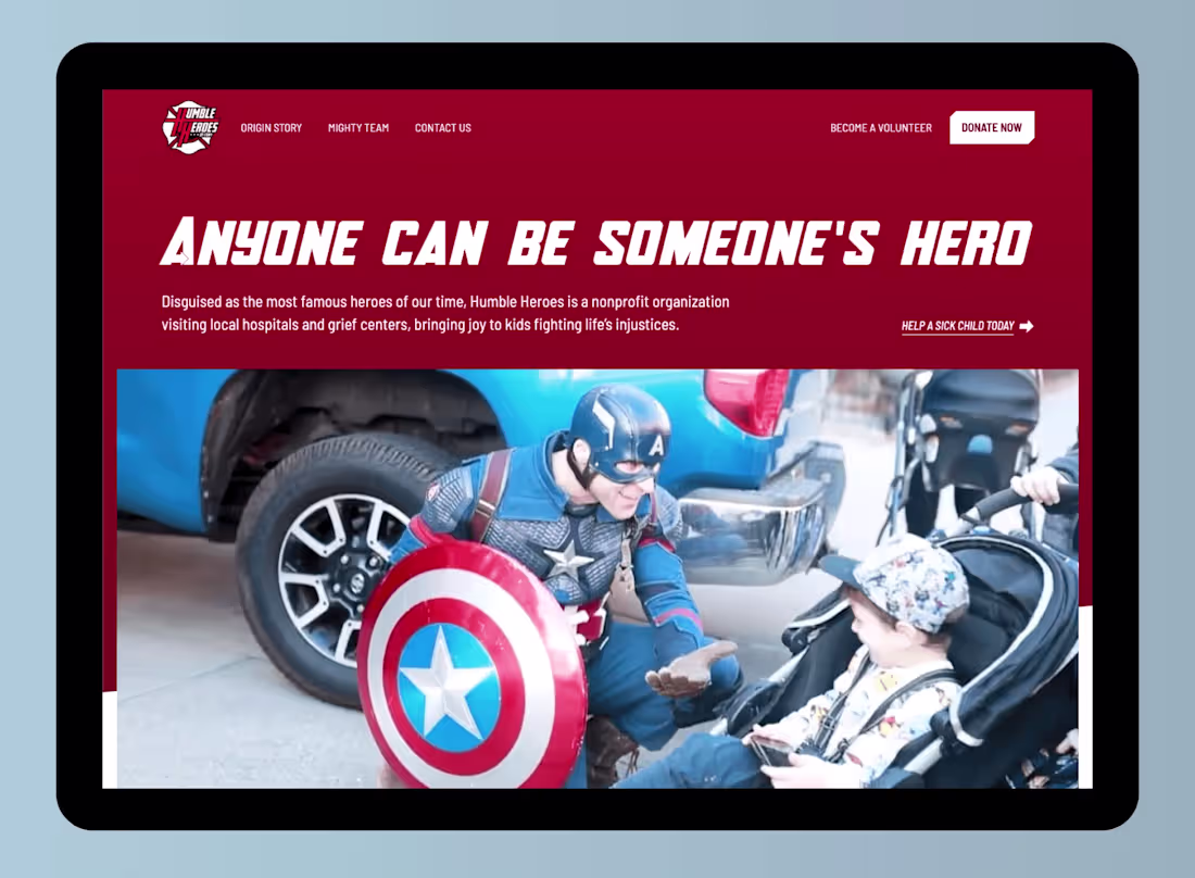 Cover image for Humble Heroes of FDNY: Web Design & Webflow Development